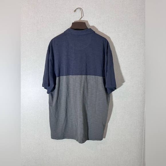 Prana Keylen Shirt Men's XXL Button Gravel Gray Short Sleeve - Picture 2 of 3